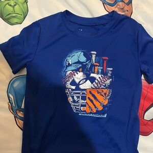 Under Armour Royal Blue Boys' Baseball Graphic Tee